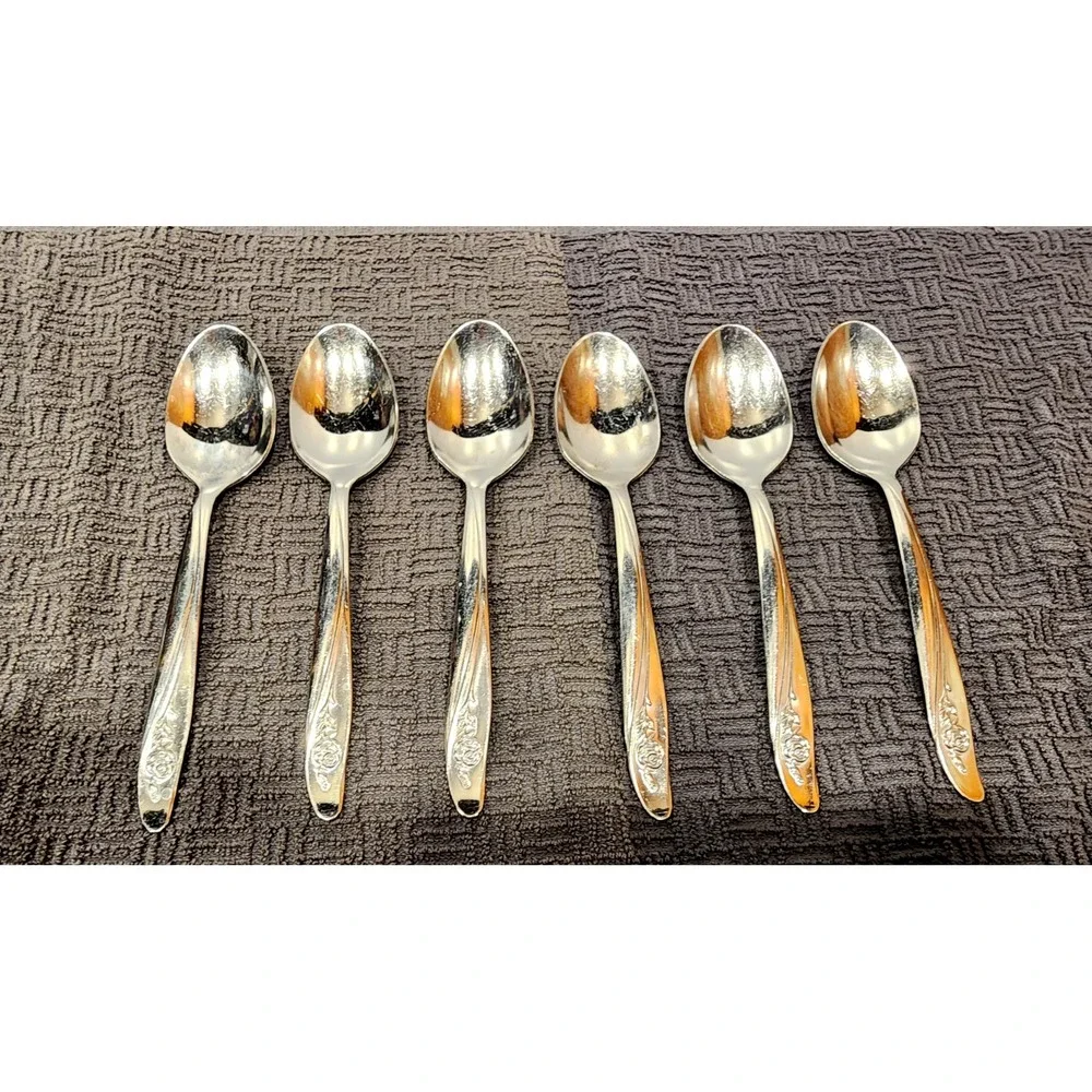 Oneida Stainless Tablespoons   ROSEANNE‎  Discontinued   Set of 6